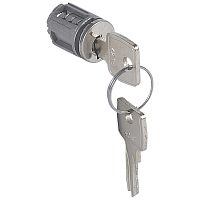 Цилиндр под стандартный ключ для рукоятки Кат. № 0 347 71/72 - для шкафов Altis - для ключа № 421 | код 034785 |  Legrand